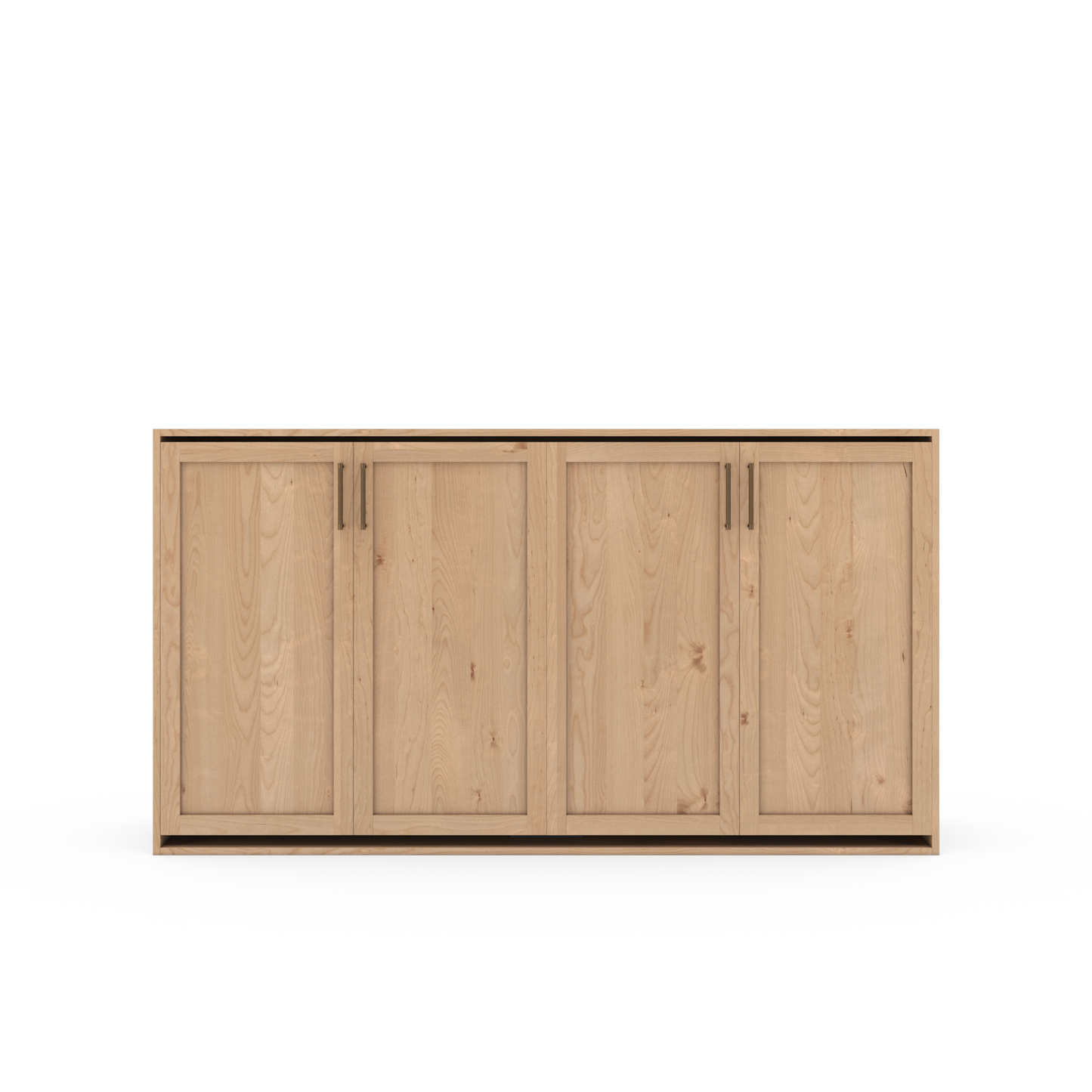 Horizontal Murphy Bed (Twin XL) - Shaker Panel