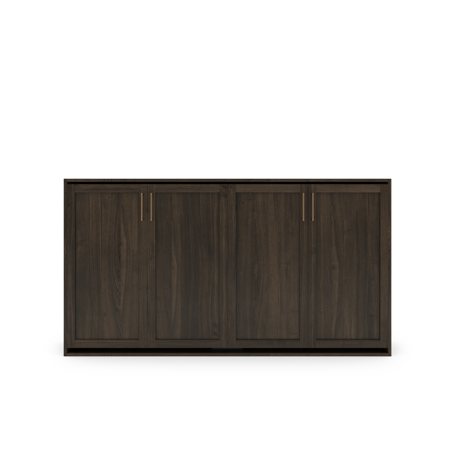 Horizontal Murphy Bed (Twin XL) - Shaker Panel