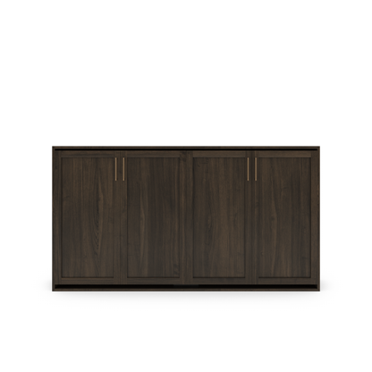 Horizontal Murphy Bed (Twin XL) - Shaker Panel