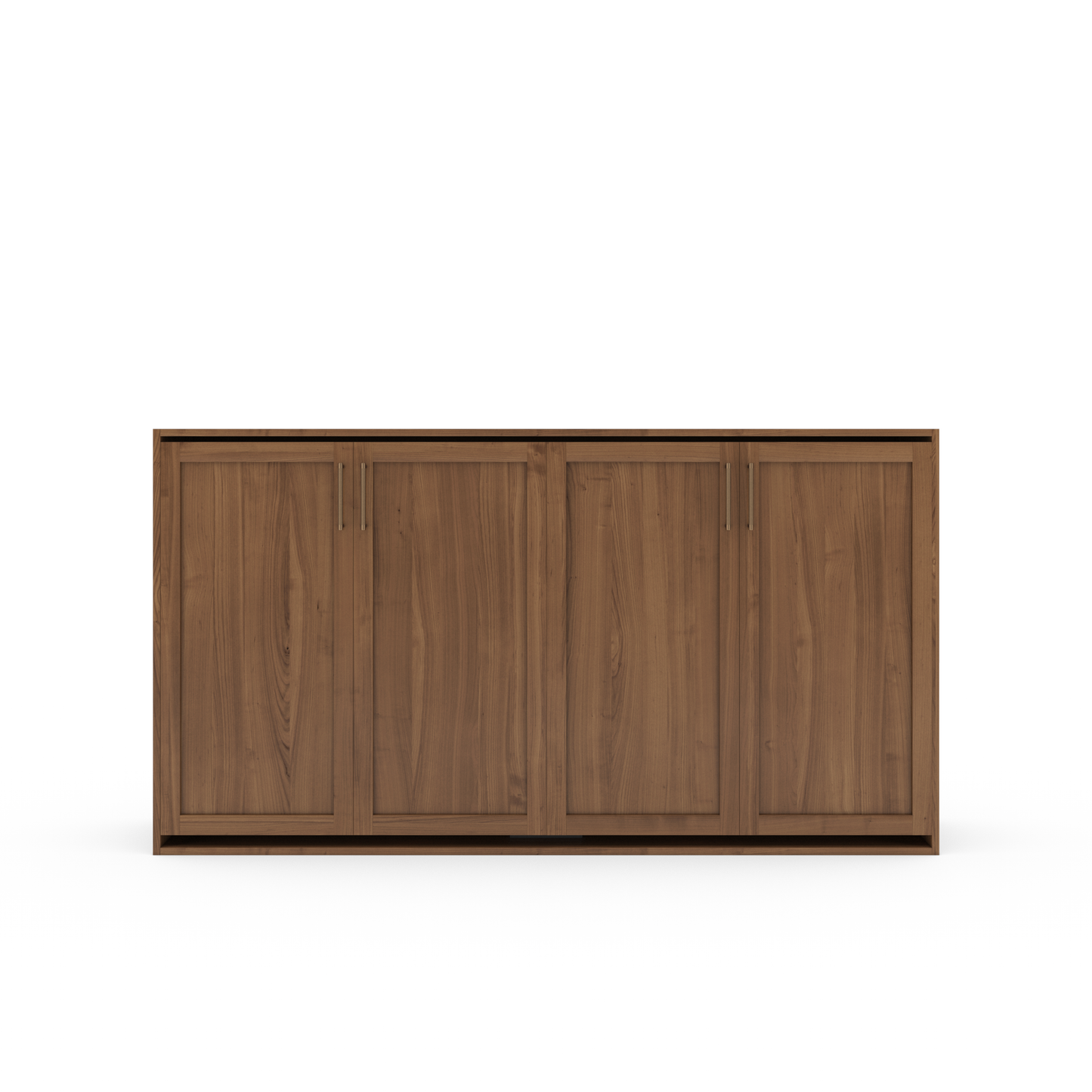 Horizontal Murphy Bed (Twin XL) - Shaker Panel