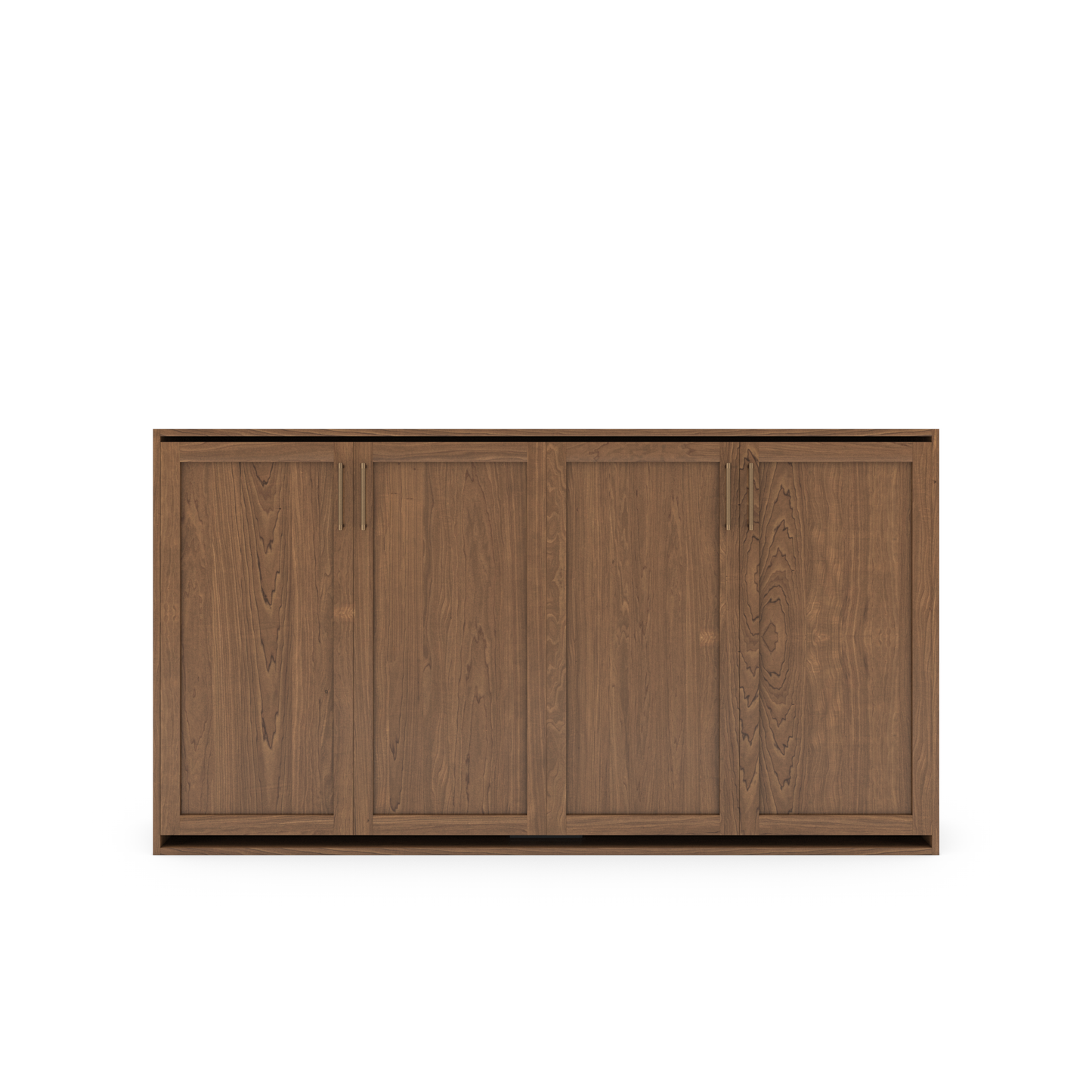 Horizontal Murphy Bed (Twin XL) - Shaker Panel