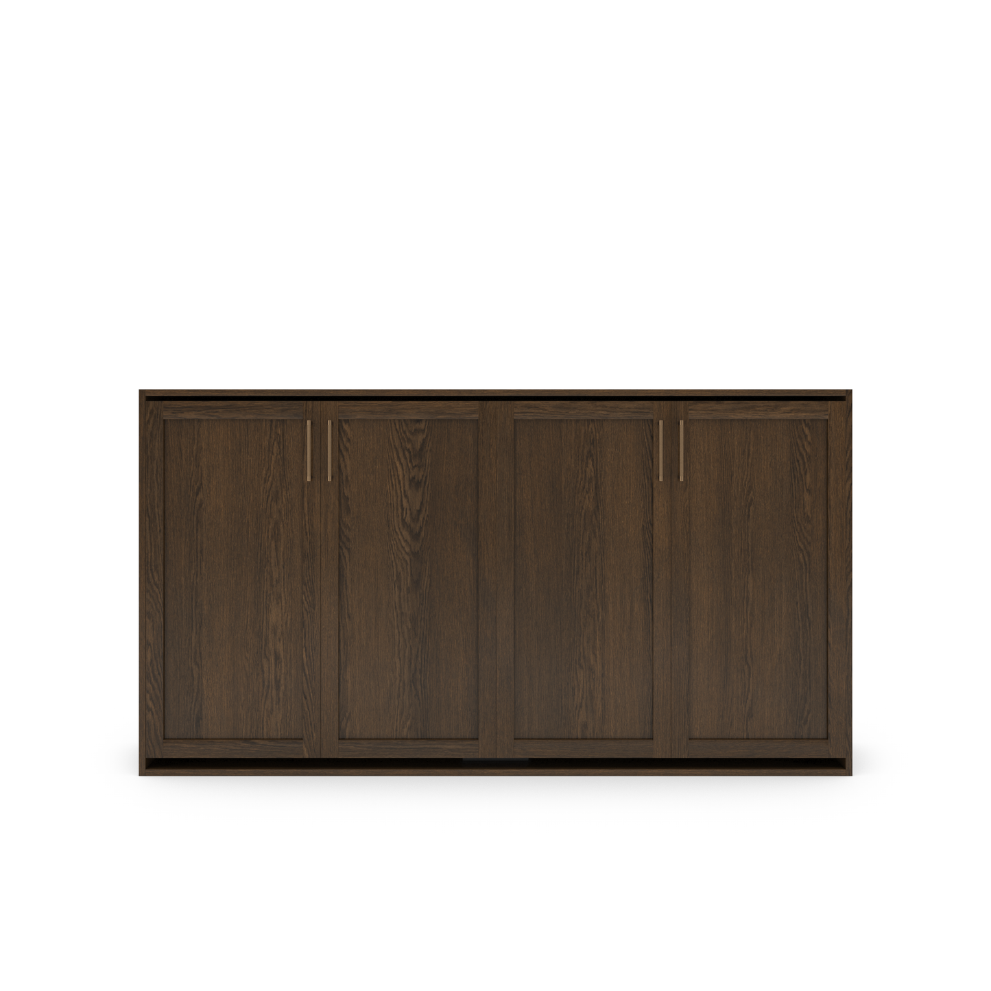 Horizontal Murphy Bed (Twin XL) - Shaker Panel