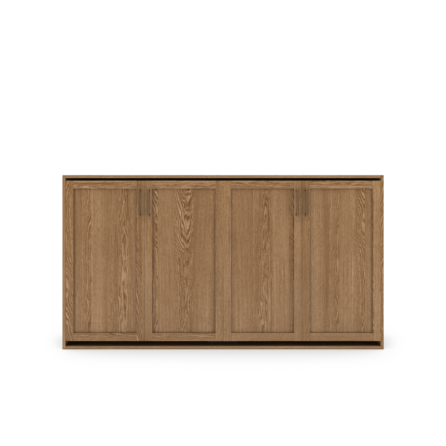 Horizontal Murphy Bed (Twin XL) - Shaker Panel