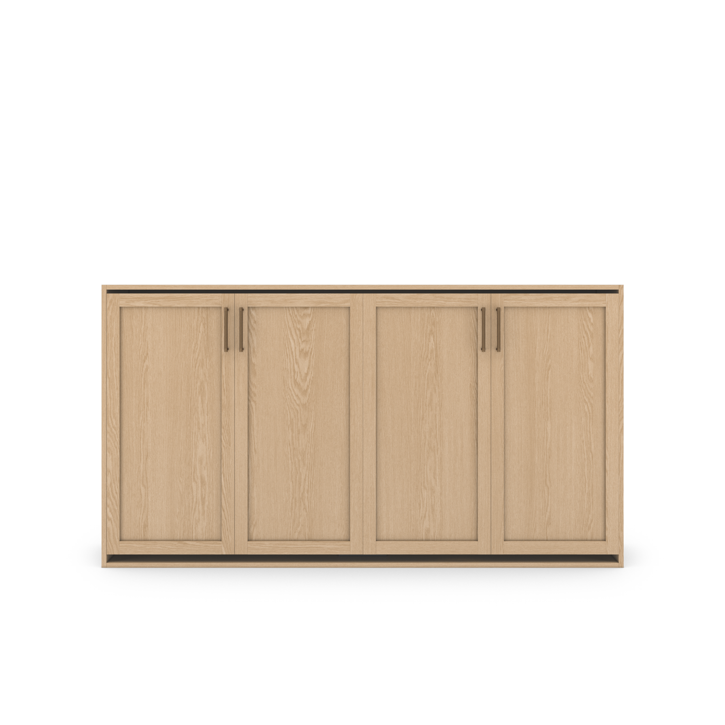 Horizontal Murphy Bed (Twin XL) - Shaker Panel