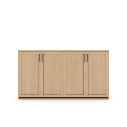 Horizontal Murphy Bed (Twin XL) - Shaker Panel