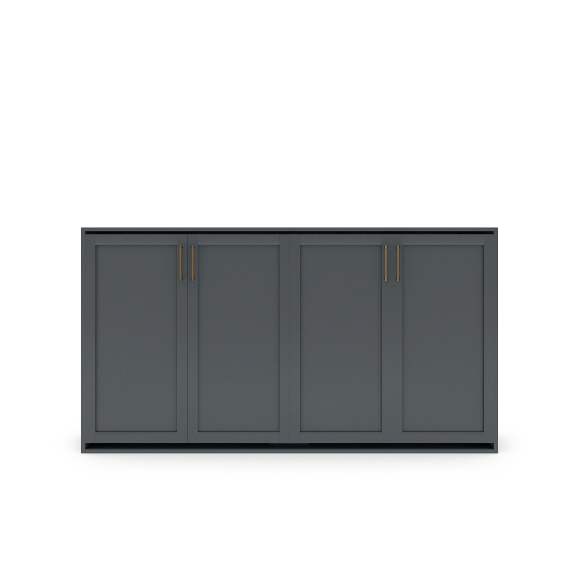 Horizontal Murphy Bed Twin XL Shaker Panel