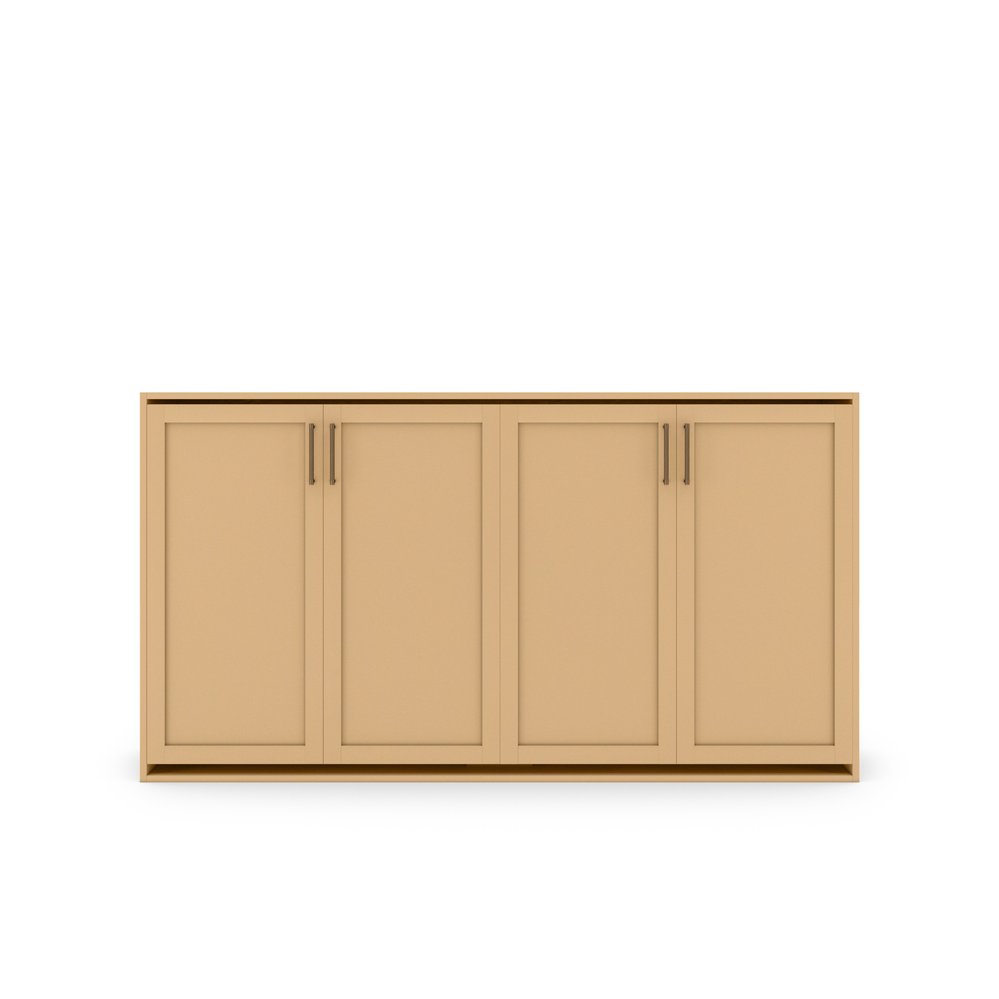 Horizontal Murphy Bed (Twin XL) - Shaker Panel