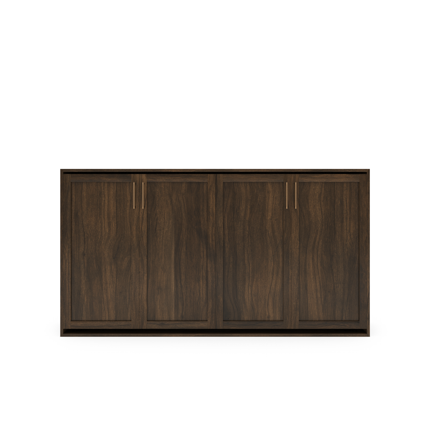 Horizontal Murphy Bed (Twin XL) - Shaker Panel