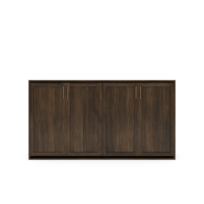 Horizontal Murphy Bed (Twin XL) - Shaker Panel