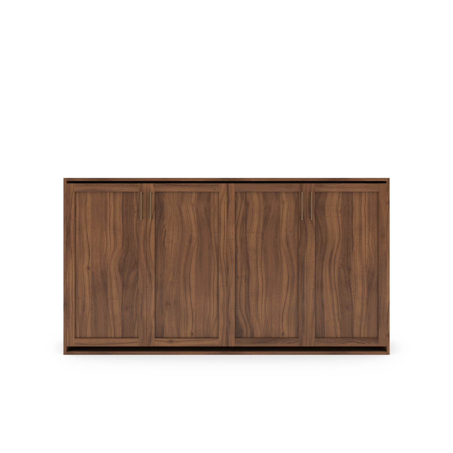 Horizontal Murphy Bed (Twin XL) - Shaker Panel