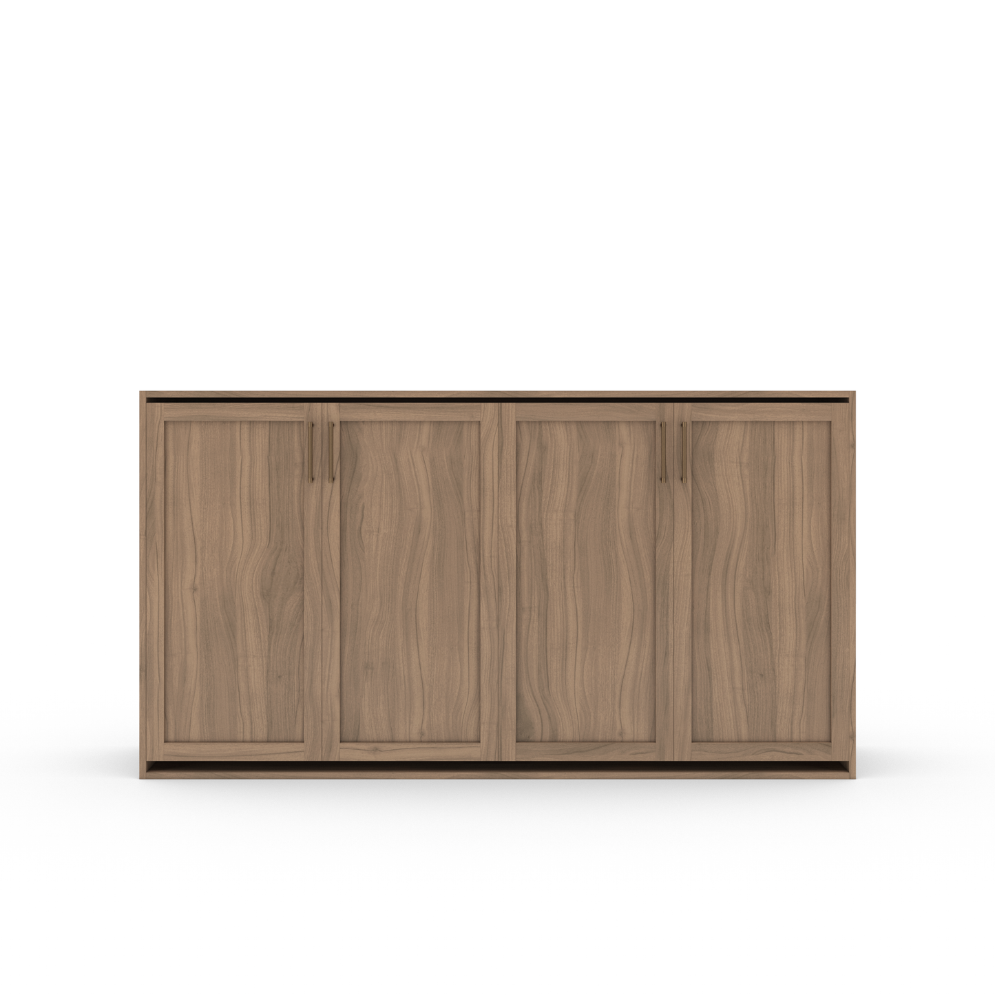 Horizontal Murphy Bed (Twin XL) - Shaker Panel