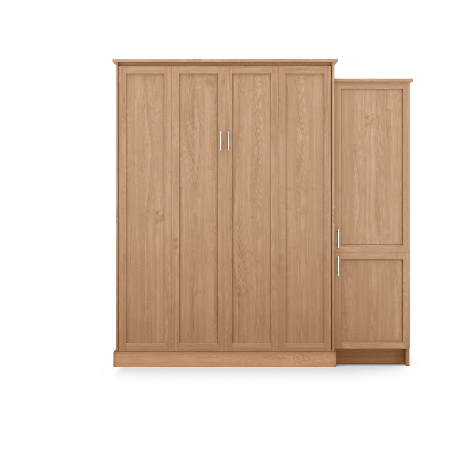 Murphy Bed King w/ Right Cabinet