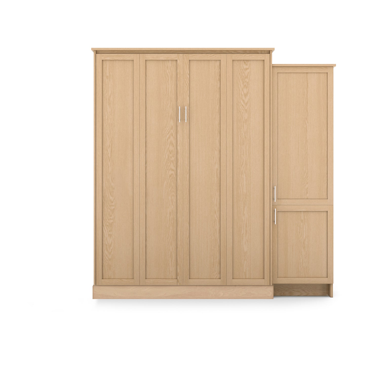 Murphy Bed King w/ Right Cabinet